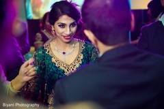 Indian bride in the dance floor indian bride fashion,indian bride reception fashion