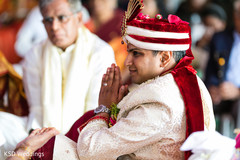 Charming indian groom at his wedding ceremony indian wedding ceremony,indian groom,indian groom fashion