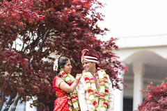 Heartwarming indian bride and groom's capture outdoor photography,indian bride and groom,indian wedding gallery