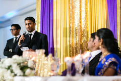 Groomsman wedding speech moment indian wedding reception,indian wedding reception photography,indian bride and groom,groomsmen
