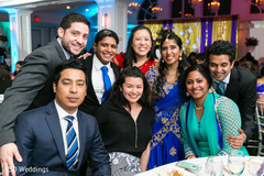 Indian bride posing with guests for photo shoot indian wedding reception,indian wedding reception photography,indian bride fashion