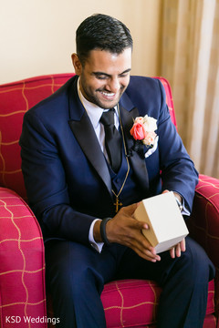 Elegant indian groom opening gift indian groom fashion,indian wedding gallery,indian groom