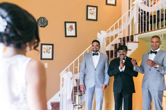 First look to the bride. First look to the bride.