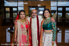 Lovely Indian bride's family portrait. Lovely Indian bride's family portrait.