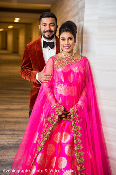 Showstopping Indian wedding reception fashion. reception fashion,indian wedding photography,indian bride and groom