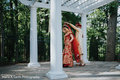 Magical outdoor Indian bride and groom picture. Magical outdoor Indian bride and groom picture.