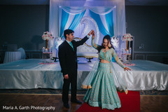 Insanely beautiful Indian wedding reception photo. indian wedding reception,indian wedding decor,indian bride and groom