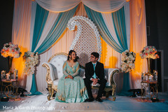 Ionian wedding stage tastefully decorated. indian wedding reception,indian bride and groom,indian wedding stage