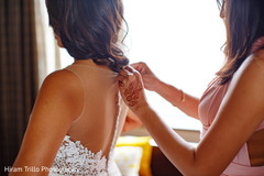 Sweet indian bride getting ready Sweet indian bride getting ready