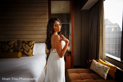 Dazzling indian bride wearing traditional white dress Dazzling indian bride wearing traditional white dress