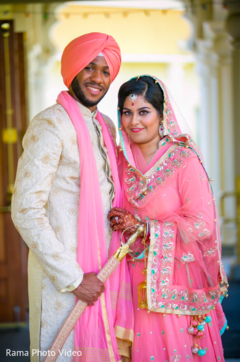 Sweet indian couple indian couple,indian wedding fashion,peach lengha