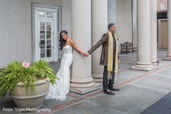 Sweet and lovely Indian bride and groom photo shoot. Sweet and lovely Indian bride and groom photo shoot.