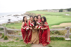 Maharani with her bridesmaids Maharani with her bridesmaids