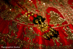 Stunning golden lengha details golden lengha,red lengha,bridal lengha