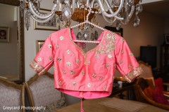 Pink and gold lengha top Pink and gold lengha top