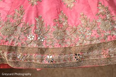 Gorgeous golden lengha details bridal lengha,bridal fashion,indian bride fashion