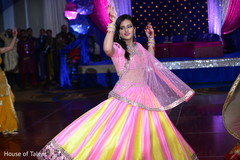 Splendid Maharani yellow and pink lehenga. pre-wedding fashion,pre-wedding celebration,indian bride,indian bridal fashion