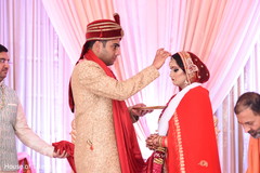 Sindhoor wedding ritual. indian wedding ceremony,indian bride and groom,sindhoor