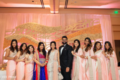 Elegant Indian bridesmaids. indian wedding reception,india muslim wedding,indian bridesmaids