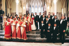 The perfect indian bridal party portrait indian bridesmaids fashion,indian groomsmen fashion