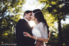 Stunning indian newlyweds portrait bridal mehndi,indian bride white wedding dress,indian groom fashion