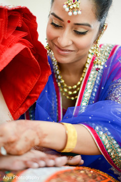 Indian bride getting ready for wedding ceremony Indian bride getting ready for wedding ceremony