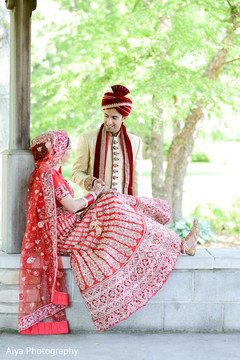 Indian bride and groom's outdoor photo session outdoor photography,indian bride and groom,indian wedding gallery
