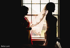 Indian bride getting ready to say I Do indian bride getting ready,indian bride final touch ups,indian bride