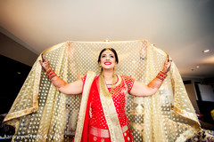 Spectacular indian bride in traditional red lengha Spectacular indian bride in traditional red lengha