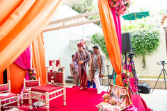 Indian groom entering the wedding mandap mandap,indian wedding,indian groom