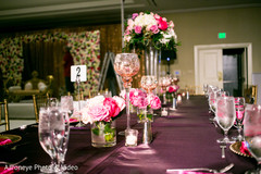 Indian wedding reception floral centerpieces floral and decor,indian wedding decor,indian wedding floral and decor