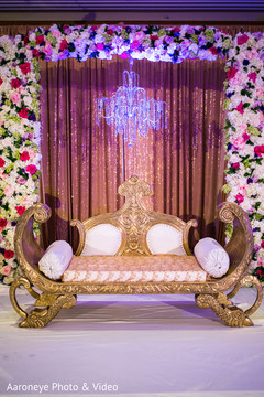 Gorgeous indian wedding reception stage wedding rentals,indian wedding decor,floral and decor