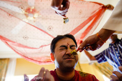 Indian groom during pre wedding celebrations Indian groom during pre wedding celebrations