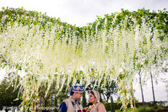 Wonderful white and green flower mandap Wonderful white and green flower mandap