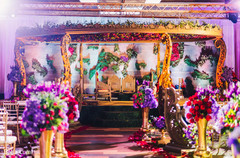 Floral mandap decor indian wedding ceremony,indian wedding ceremony floral and decor,indian wedding planning and design,mandap
