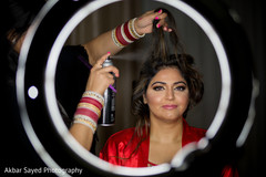 Lovely indian bride getting ready indian bride getting ready,indian bride hair and makeup,indian bride