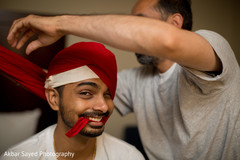 Indian groom getting ready capture Indian groom getting ready capture