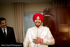 Charming indian groom getting ready Charming indian groom getting ready