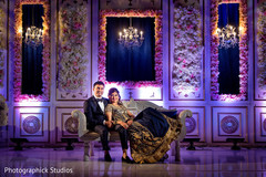 Breathtaking Indian couple reception style. Breathtaking Indian couple reception style.