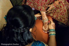Exquisite Indian bride foot jewelry. indian bride,getting ready,bridal jewelry