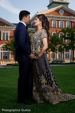Glamorous Indian bride and groom. reception fashion,indian bride and groom,indian wedding photography