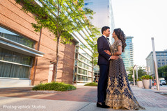 Indian fairytale affair portrait. reception fashion,indian bride and groom,indian wedding photography