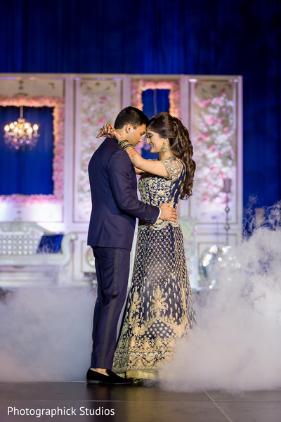 indian wedding reception,indian bride and groom,dj