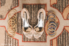 Indian bridal bangles and shoes. Indian bridal bangles and shoes.