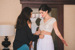 Lehenga draping. Lehenga draping.