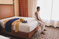 Indian groom preparing for his big day. Indian groom preparing for his big day.