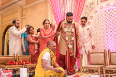 Elegant indian groom at his wedding ceremony Elegant indian groom at his wedding ceremony