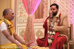 Traditional indian groom's wedding ritual Traditional indian groom's wedding ritual