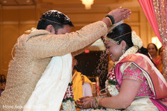Indian couple's telugu ritual Indian couple's telugu ritual