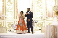 Enchanting indian lovebirds during wedding reception indian wedding reception,indian wedding reception photography,indian bride and groom